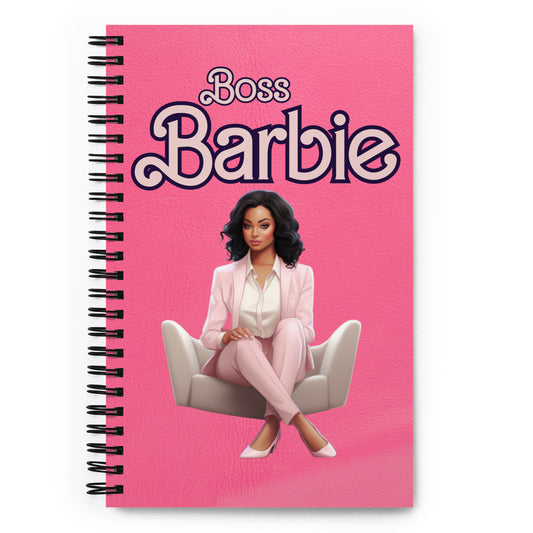 Boss Barbie Spiral notebook